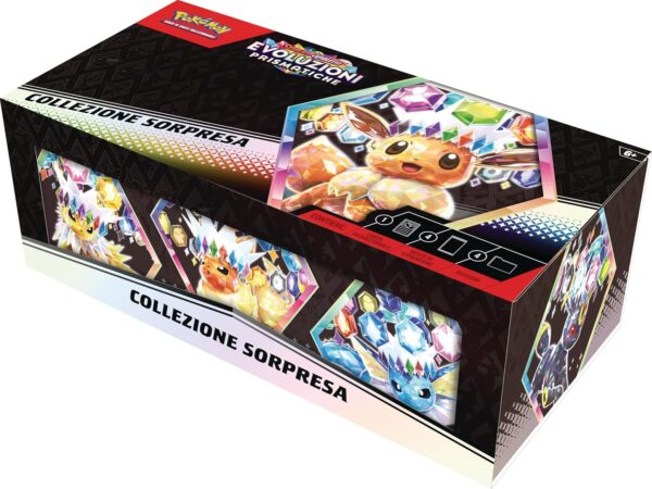 Pokémon, collezione sorpresa dell’espansione Scarlatto e Violetto - Evoluzioni Prismatiche, edizione italiano del 2025