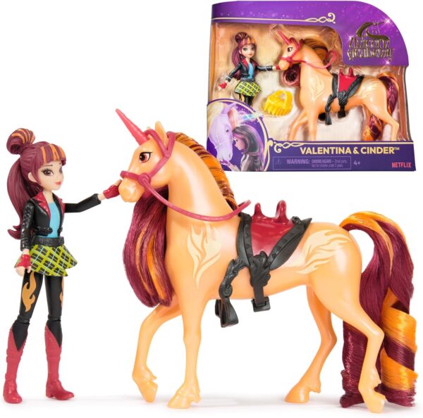 Unicorn Academy, Mini Doll Valentina & Cinder con Accessori, Spin Master 6066850