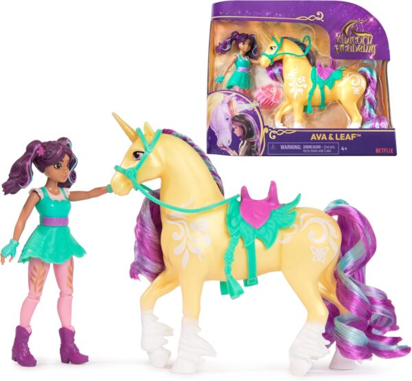 Unicorn Academy, Mini Doll Ava & Leaf con Accessori, Spin Master 6069631
