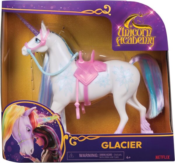 Unicorn Academy, Cavallo Unicorno Glacier 28 cm, Spin Master 6071170