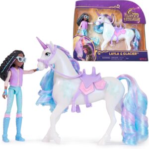 Unicorn Academy, Mini Doll Layla & Glacier con Accessori, Spin Master 6066849