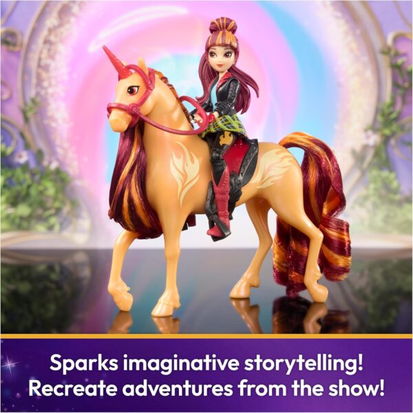 Unicorn Academy, Mini Doll Valentina & Cinder con Accessori, Spin Master 6066850 - immagine 2