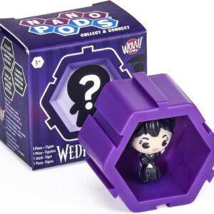 Mercoledi WEDNESDAY Addams Nevermore MYSTERY BOX Nano PODS 4D, Giochi Preziosi WEN05000
