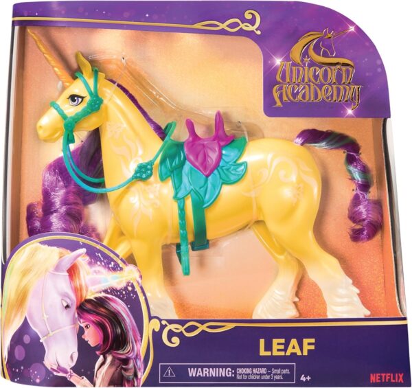 Unicorn Academy, Cavallo Unicorno Leaf 28 cm, Spin Master 6067325