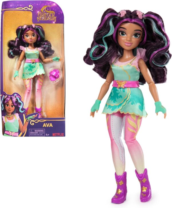 Unicorn Academy, Fashion Doll Bambola Ava, Spin Master 6067324