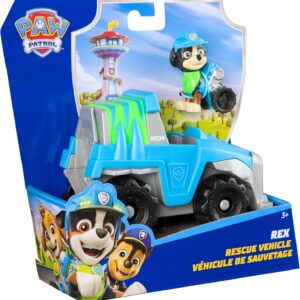 Paw Patrol veicolo di salvataggio dinosauri di Rex, Spin Master 6071216