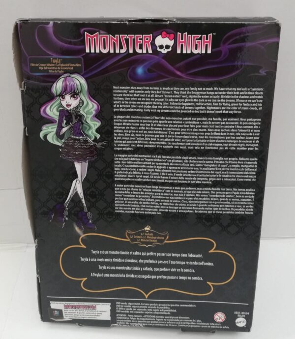 Monster High Twyla, figlia dell'Uomo Nero, Mattel BBJ94-BBJ95 - immagine 2