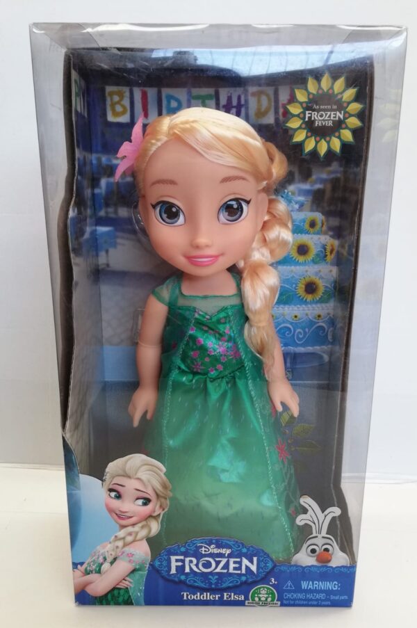 Disney Frozen Fever, Bambola Toddler Elsa circa 35 cm GPZ18661