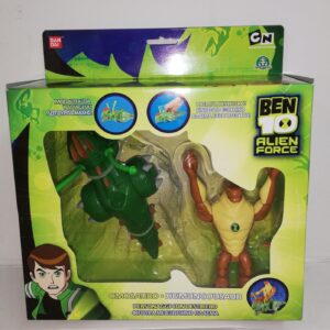 Ben 10 Alien Force COLLECTION OMOSAURO-HUMUNGOUSAUR 10 cm con DESTRIERO