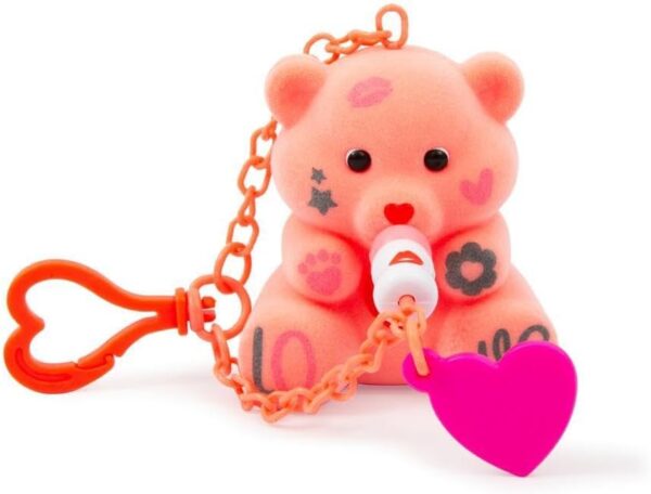 Coccolotti Love&Tell 4ever, Orsetto Magic con Funzione Registrazione e Portachiavi Charm, Ripetono Quello che Dici, Giochi Preziosi CCL44000 - immagine 2