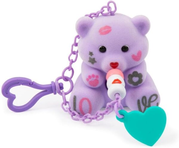 Coccolotti Love&Tell 4ever, Orsetto Sparkle con Funzione Registrazione e Portachiavi Charm, Ripetono Quello che Dici, Giochi Preziosi CCL44000 - immagine 2