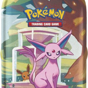 Pokémon Mini Tin Evoluzioni Prismatiche Espeon edizione in italiano