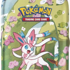 Pokémon Mini Tin Evoluzioni Prismatiche Sylveon edizione in italiano