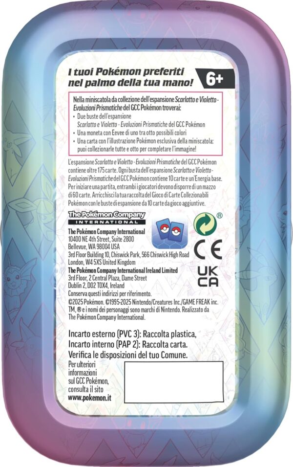 Pokémon Mini Tin Evoluzioni Prismatiche Espeon edizione in italiano - immagine 2