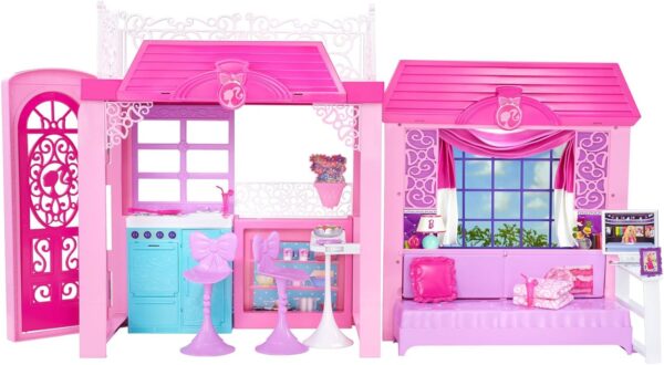 Barbie - Casa Vacanze Glam confezione sigillata, Mattel X7945 - immagine 4
