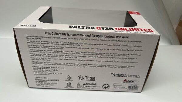 UNIVERSAL HOBBIES VALTRA G135 UNLIMITED GREY SCALA  1:32 UH 6746 - immagine 2