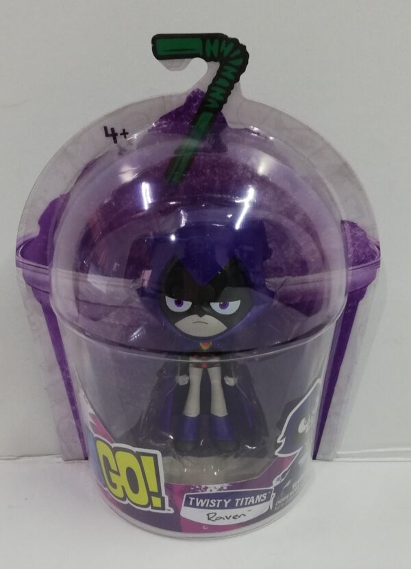 Teen Titans Go! Twisty Titans Raven(Corvina), 15 cm Action figure flessibile, Spin Master 6070382