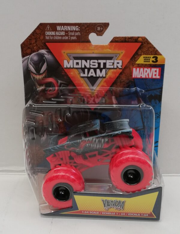 Monster Jam - Marvel Series Venom Monster Truck in Scala 1:64