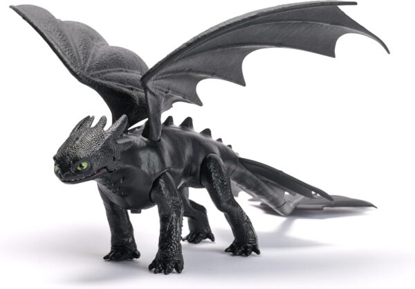 Dragons, Dragon Drago Sdentato, Plasma Toothless con effetti sonori, Spin Master 6072591 - immagine 2