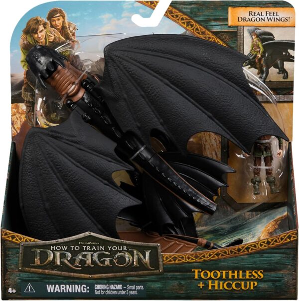 Dragons, Dragon Drago Sdentato( Toothless) e Hiccup, Spin Master 6072587