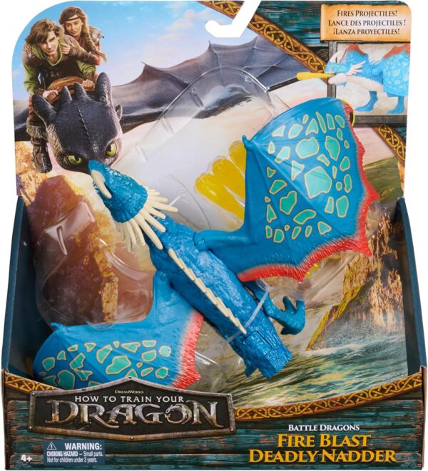 Dragons, Dragon Drago Tempestosa, Fire Blast Deadly Nadder, Spin Master 6072591