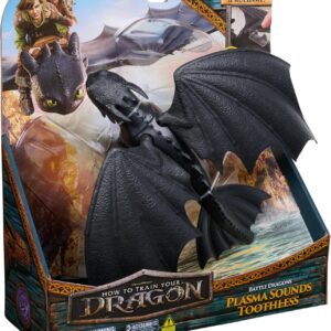 Dragons, Dragon Drago Sdentato, Plasma Toothless con effetti sonori, Spin Master 6072591