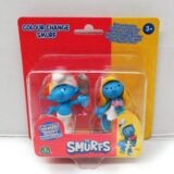 I Puffi -The Smurf  Coppia personaggio Cambia Colore Vanitoso e Puffetta, Giochi Preziosi PUF34000