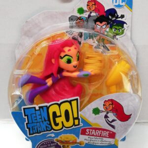 Teen Titans Go! Starfire (Stella Rubia), mini figura 6 cm, Spin Master 6070381