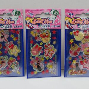 Sailor Moon - 4 Bustine di Gioielli Adesivi, Giochi Preziosi GPZ11997