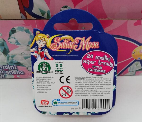 Sailor Moon - Box 24 Anello con Charm da collezzione, Giochi Preziosi GPZ11999 - immagine 2