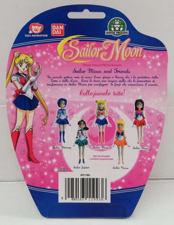 Sailor Moon - Sailor Jupiter Mini Doll 12 cm  da collezzione, Giochi Preziosi GPZ11993 - immagine 2