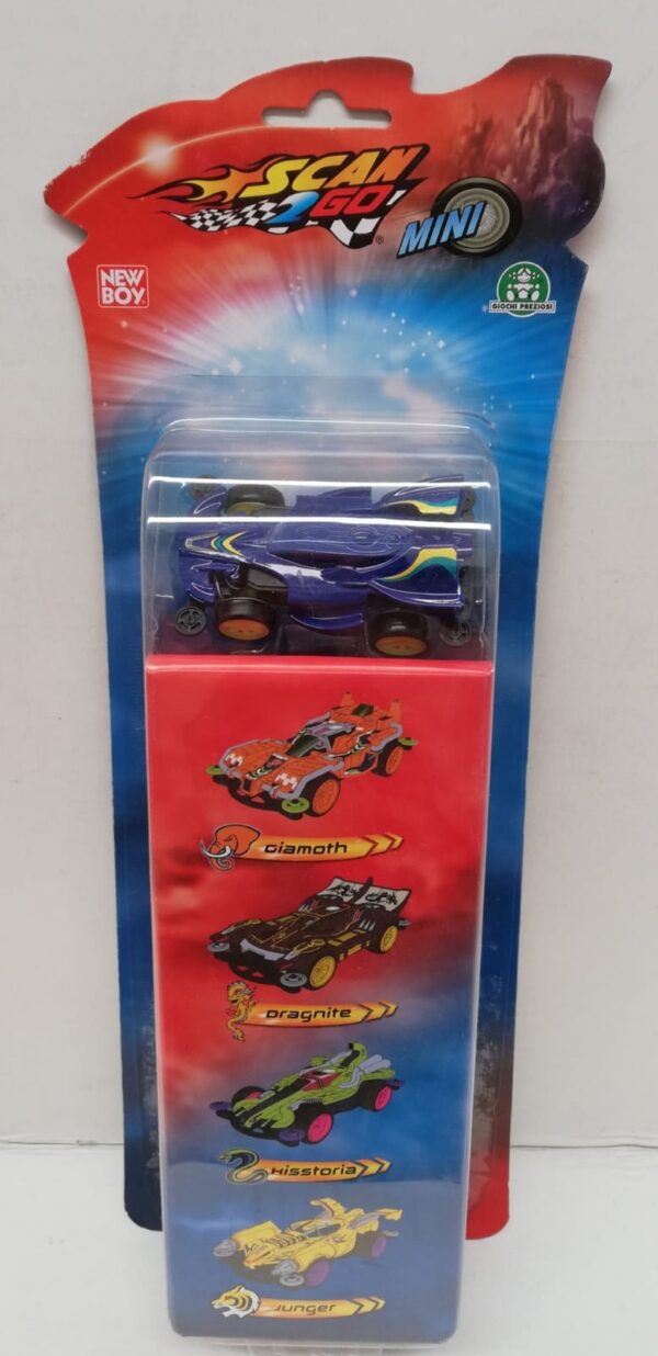 SCAN 2 GO - Mini Scan2Go, confezione da 5 macchinine 7 cm, Giochi Preziosi GPZ12157
