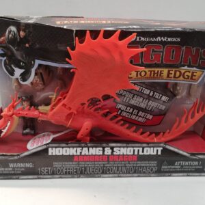 Dragons Trainer Race Of The Edge personaggio Drago Hookfang e Snotlout con luci o suoni