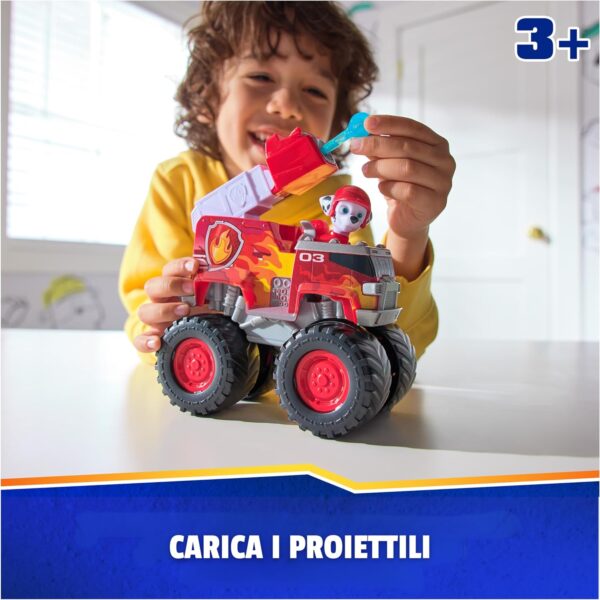 Paw Patrol Rescue Wheels, Camion dei Pompieri di Marshall, Spin Master 6069306