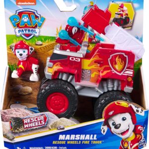 Paw Patrol Rescue Wheels, Camion dei Pompieri di Marshall, Spin Master 6069306
