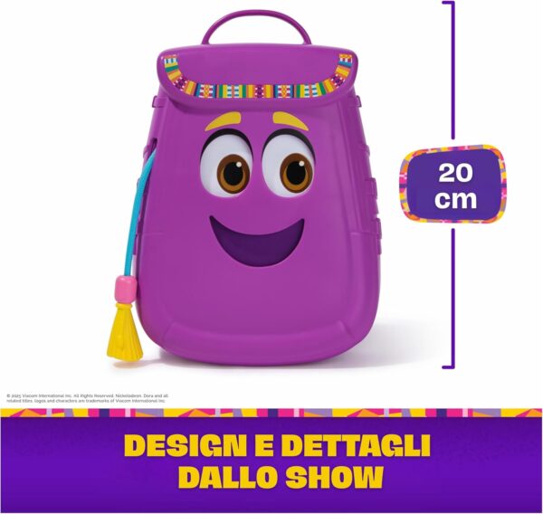 Dora, Il mio zaino avventura con accessori per l'esplorazione, Spin Master 6071799