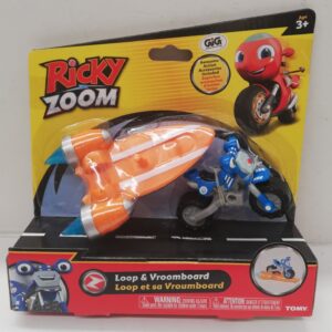 Ricky Zoom, Loop personaggio 8,5 cm con Vroomboard, Giochi Preziosi RCY1000
